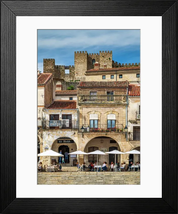 Framed Print : Plaza Mayor and Castle, Trujillo, Extremadura, Spain Framed Print : Plaza Mayor and Castle, Trujillo, Extremadura, Spain