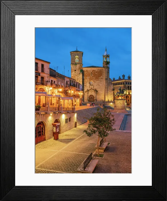 Framed Print : Plaza Mayor, Trujillo, Extremadura, Spain