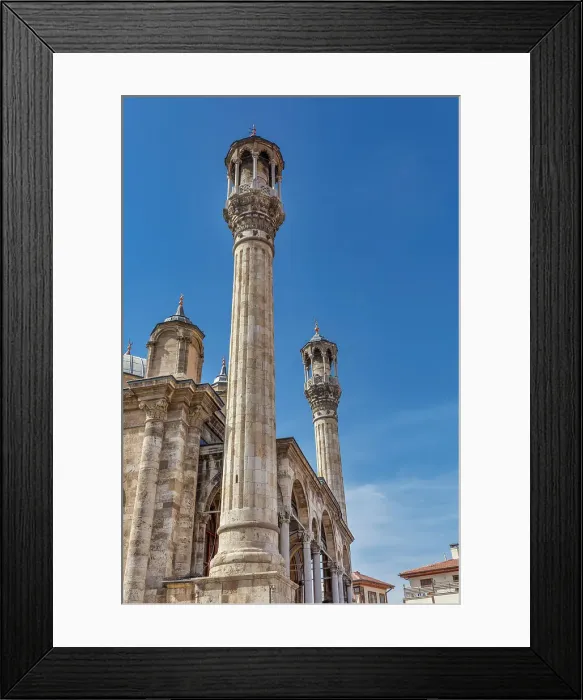 Framed Print : Aziziye mosque, 1876, Konya, Konya province, Turkey