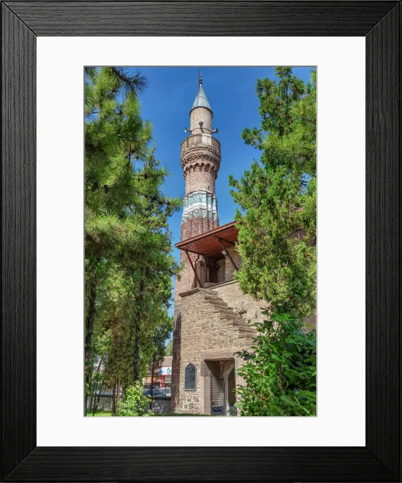 Framed Print : Sahib ata mosque, 1258, Konya, Konya province, Turkey Framed Print : Sahib ata mosque, 1258, Konya, Konya province, Turkey