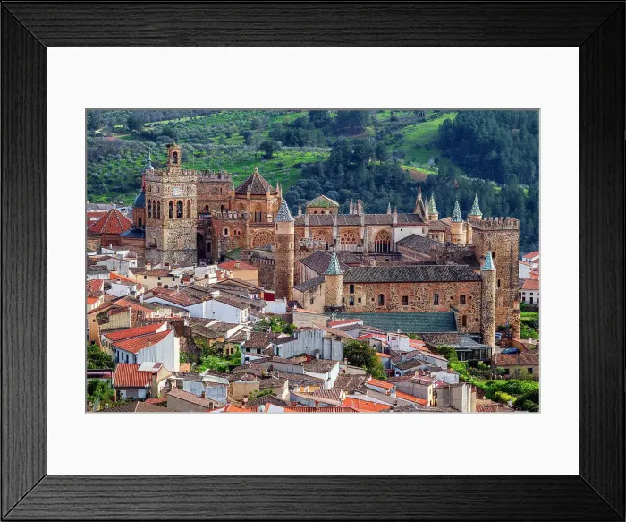 Framed Print : Monastery of Saint Mary of Guadalupe, Guadalupe, Extremadura, Spain Framed Print : Monastery of Saint Mary of Guadalupe, Guadalupe, Extremadura, Spain