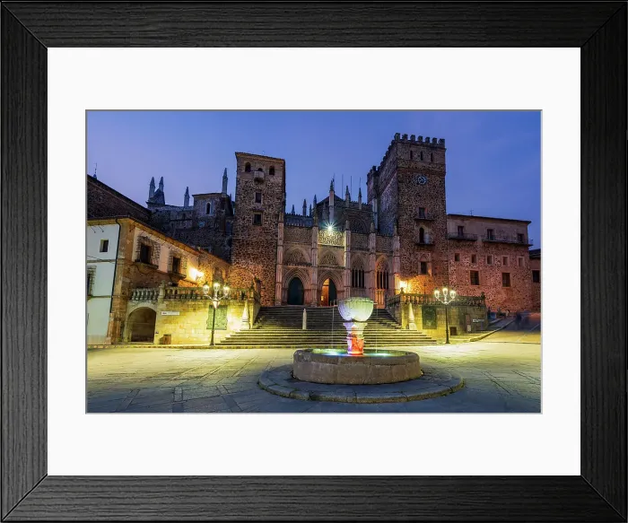 Framed Print : Monastery of Saint Mary of Guadalupe, Guadalupe, Extremadura, Spain Framed Print : Monastery of Saint Mary of Guadalupe, Guadalupe, Extremadura, Spain