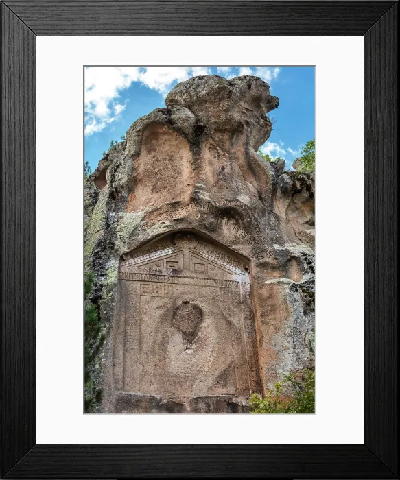 Framed Print : Areyastis Phrygian monument, Arezastis, Kucuk Yazilikaya village, Eskisehir province, Turkey Framed Print : Areyastis Phrygian monument, Arezastis, Kucuk Yazilikaya village, Eskisehir province, Turkey