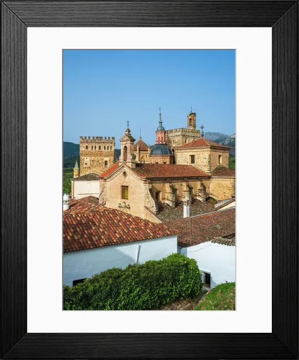 Framed Print : Monastery of Saint Mary of Guadalupe, Guadalupe, Extremadura, Spain Framed Print : Monastery of Saint Mary of Guadalupe, Guadalupe, Extremadura, Spain