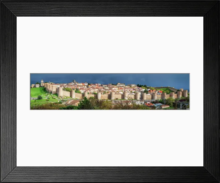 Framed Print : Medieval walls, Avila, Castile and Leon, Spain Framed Print : Medieval walls, Avila, Castile and Leon, Spain