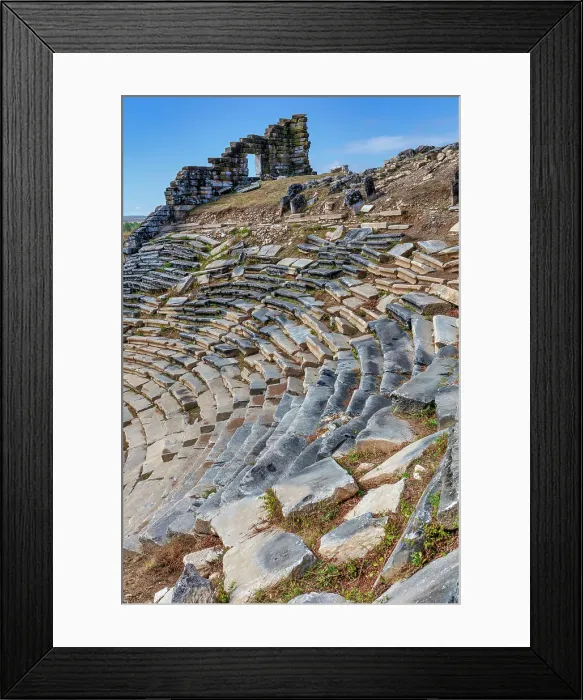 Framed Print : Theatre and stadium, Aizanoi, Kutahya province, Turkey Framed Print : Theatre and stadium, Aizanoi, Kutahya province, Turkey