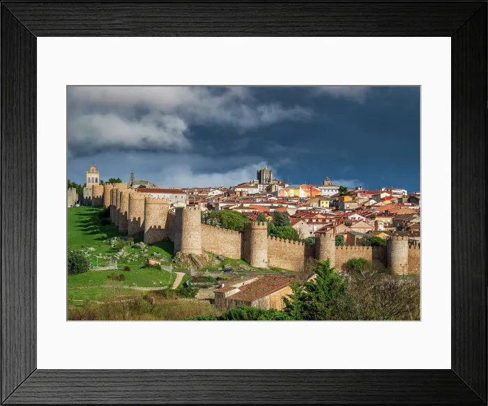 Framed Print : Medieval walls, Avila, Castile and Leon, Spain Framed Print : Medieval walls, Avila, Castile and Leon, Spain