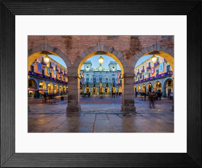 Framed Print : Plaza del Mercado Chico, Avila, Castile and Leon, Spain