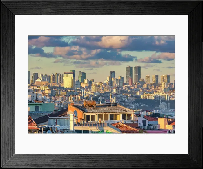 Framed Print : Cityscape of Istanbul, Turkey