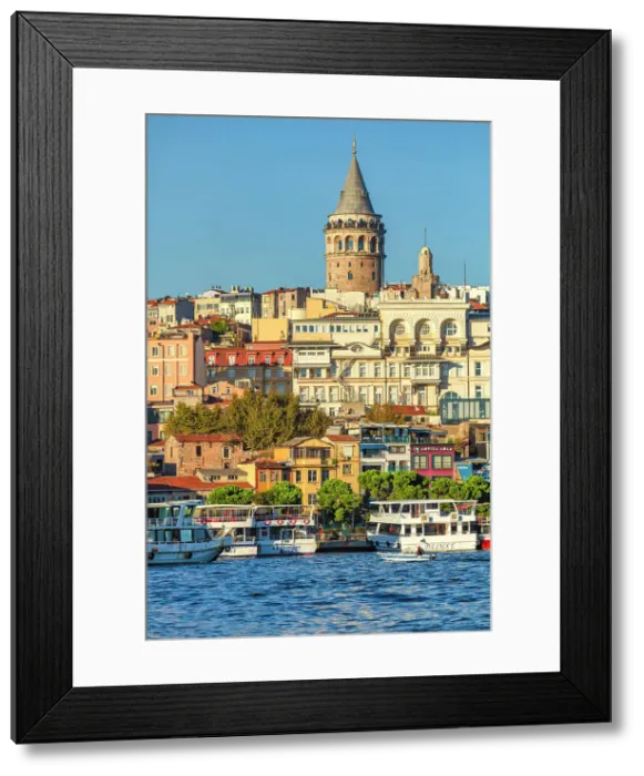 Framed Print : Cityscape with Galata Tower, Istanbul, Turkey Framed Print : Cityscape with Galata Tower, Istanbul, Turkey