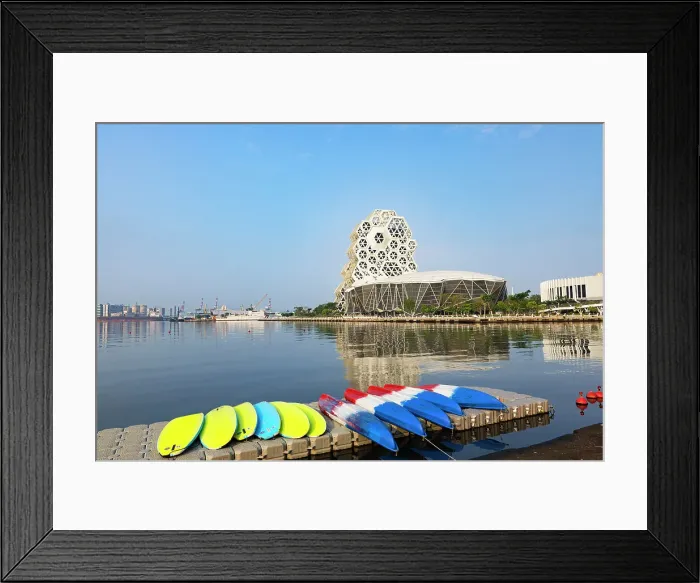 Framed Print : Kaohsiung Music Centre, Kaohsiung, Taiwan