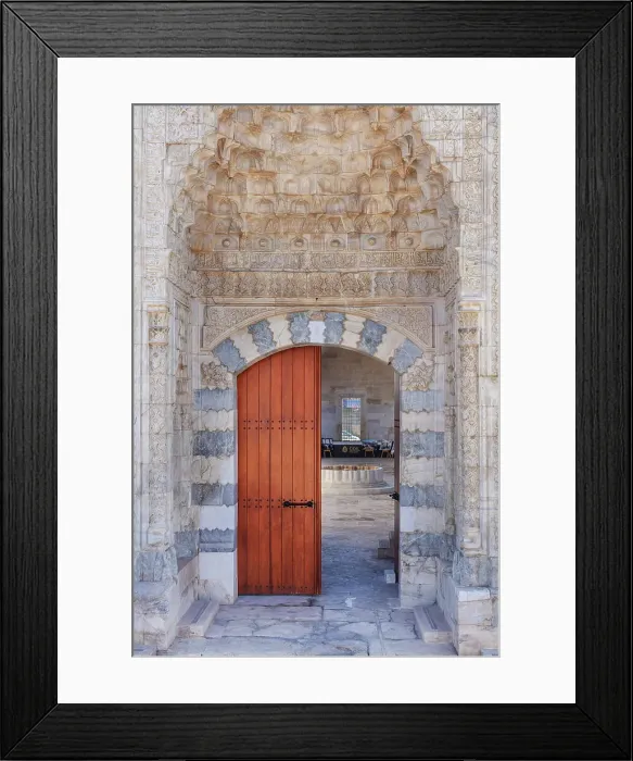 Framed Print : Stone carved portal, Gok Medrese, 1271, Sivas, Sivas Province, Turkey Framed Print : Stone carved portal, Gok Medrese, 1271, Sivas, Sivas Province, Turkey