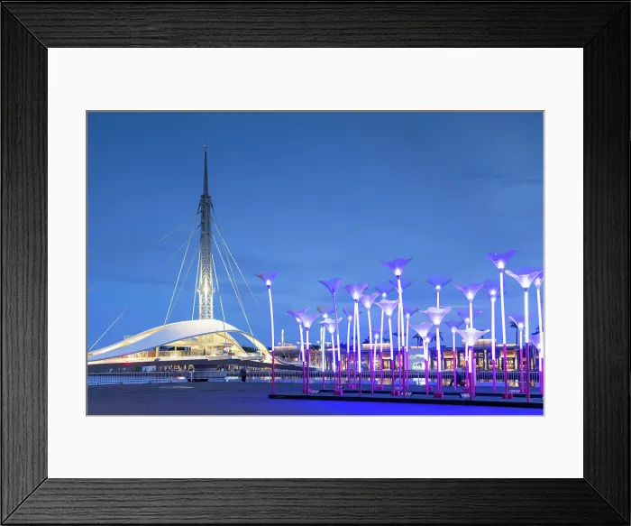 Framed Print : Great Harbour Bridge at dusk, Kaohsiung, Taiwan Framed Print : Great Harbour Bridge at dusk, Kaohsiung, Taiwan