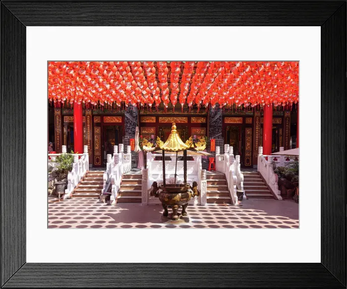 Framed Print : Lanterns at Sanfong Temple, Kaohsiung, Taiwan Framed Print : Lanterns at Sanfong Temple, Kaohsiung, Taiwan