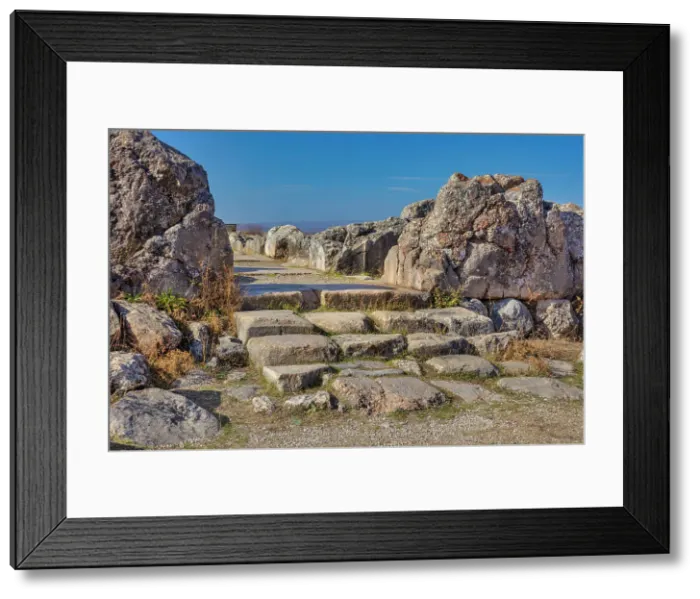 Framed Print : Great temple, Hattusa, Corum Province, Turkey Framed Print : Great temple, Hattusa, Corum Province, Turkey