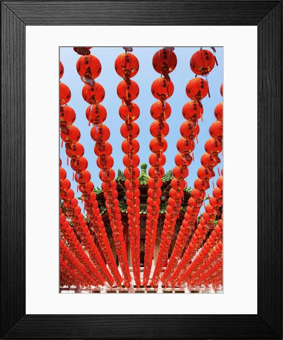 Framed Print : Lanterns at Sanfong Temple, Kaohsiung, Taiwan Framed Print : Lanterns at Sanfong Temple, Kaohsiung, Taiwan