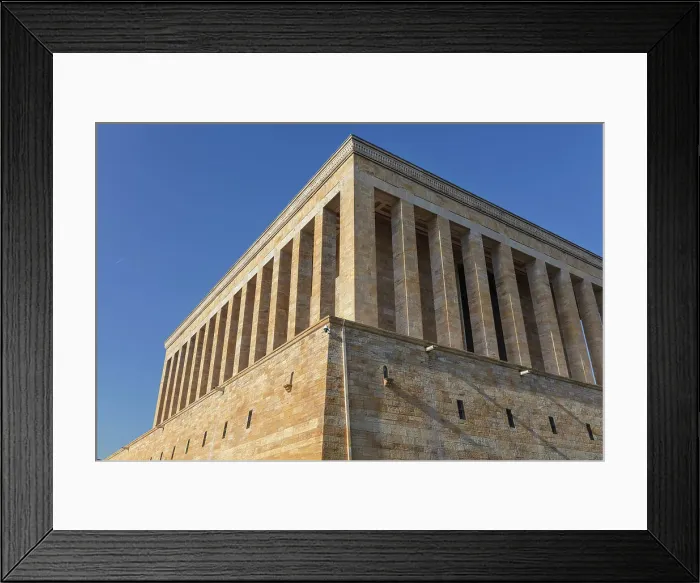 Framed Print : Anitkabir, mausoleum of Mustafa Kemal Ataturk, Ankara, Turkey