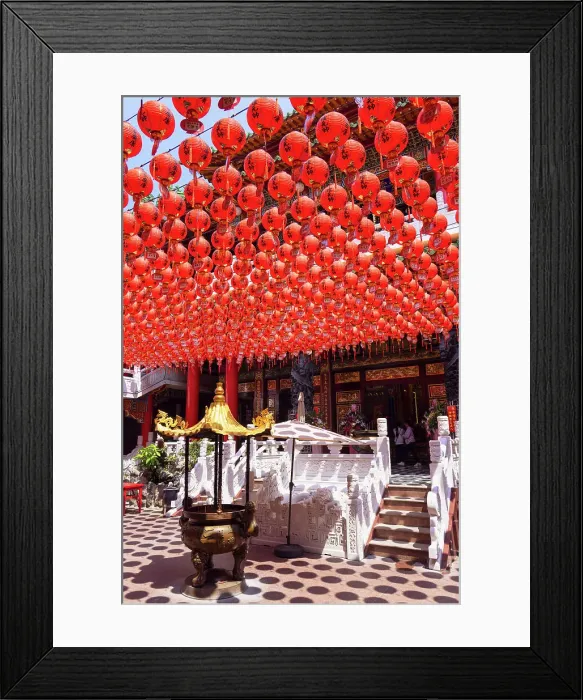 Framed Print : Lanterns at Sanfong Temple, Kaohsiung, Taiwan Framed Print : Lanterns at Sanfong Temple, Kaohsiung, Taiwan