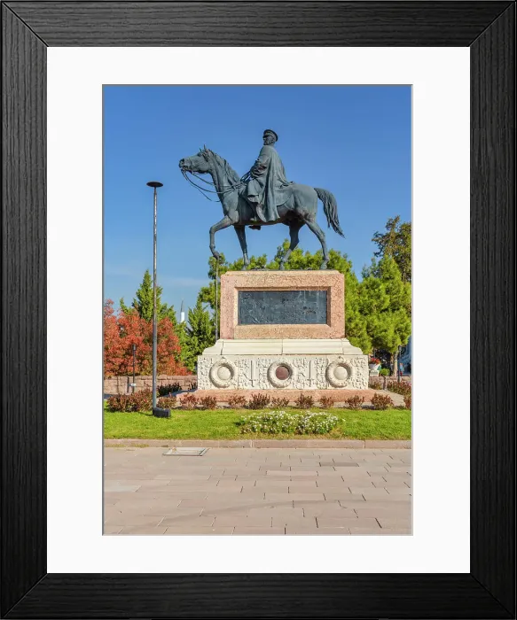 Framed Print : Statue of Kemal Ataturk near Ethnography Museum of Ankara, Ankara, Turkey Framed Print : Statue of Kemal Ataturk near Ethnography Museum of Ankara, Ankara, Turkey