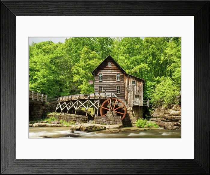 Framed Print : Glade Creek Grist Mill, Babcock State Park, West Virginia, USA Framed Print : Glade Creek Grist Mill, Babcock State Park, West Virginia, USA