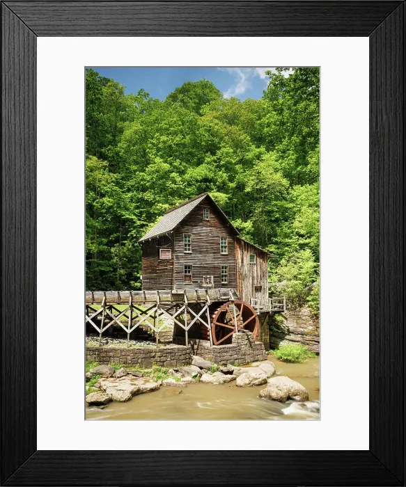 Framed Print : Glade Creek Grist Mill, Babcock State Park, West Virginia, USA Framed Print : Glade Creek Grist Mill, Babcock State Park, West Virginia, USA