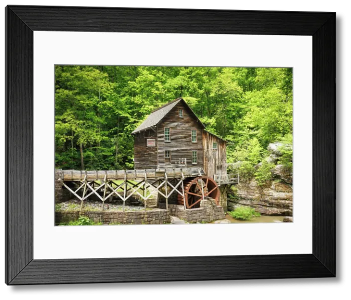 Framed Print : Glade Creek Grist Mill, Babcock State Park, West Virginia, USA