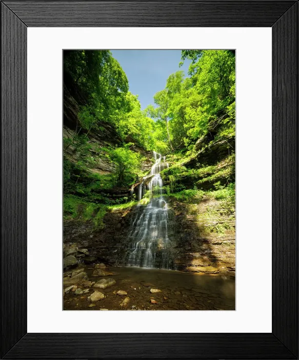 Framed Print : Cathedral Falls, Southern West Virginia, USA Framed Print : Cathedral Falls, Southern West Virginia, USA
