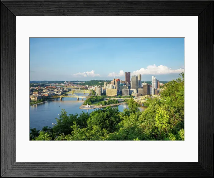 Framed Print : Pittsburgh skyline, Pennsylvania, USA