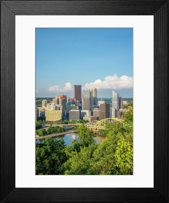 Framed Print : Pittsburgh skyline, Pennsylvania, USA Framed Print : Pittsburgh skyline, Pennsylvania, USA