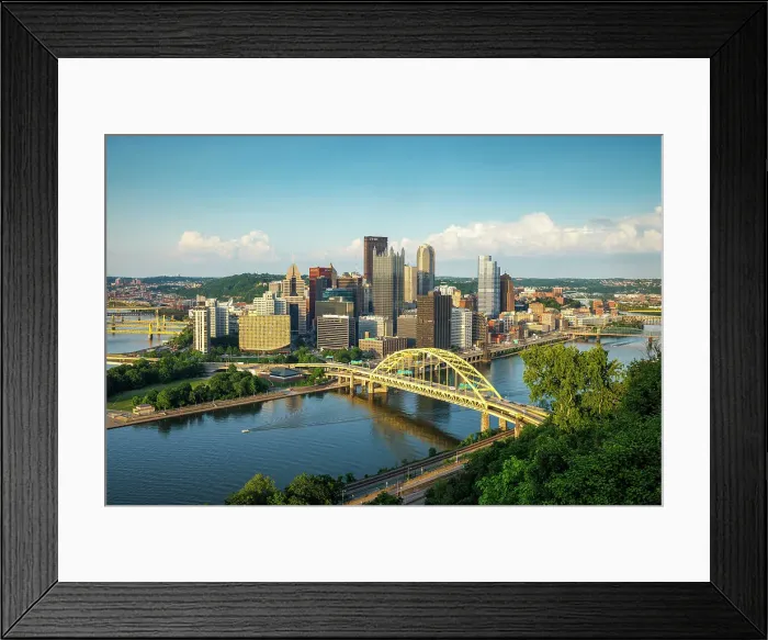 Framed Print : Pittsburgh skyline, Pennsylvania, USA Framed Print : Pittsburgh skyline, Pennsylvania, USA