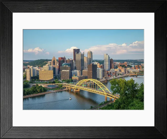 Framed Print : Pittsburgh skyline, Pennsylvania, USA Framed Print : Pittsburgh skyline, Pennsylvania, USA