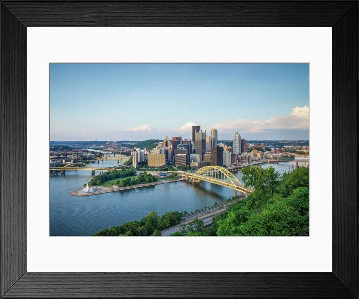 Framed Print : Pittsburgh skyline, Pennsylvania, USA Framed Print : Pittsburgh skyline, Pennsylvania, USA