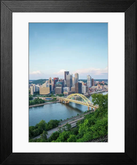 Framed Print : Pittsburgh skyline, Pennsylvania, USA Framed Print : Pittsburgh skyline, Pennsylvania, USA