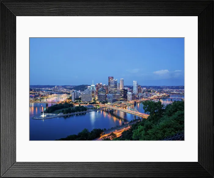 Framed Print : Pittsburgh skyline, Pennsylvania, USA Framed Print : Pittsburgh skyline, Pennsylvania, USA