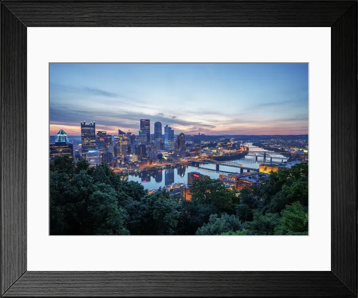 Framed Print : Pittsburgh skyline, Pennsylvania, USA Framed Print : Pittsburgh skyline, Pennsylvania, USA