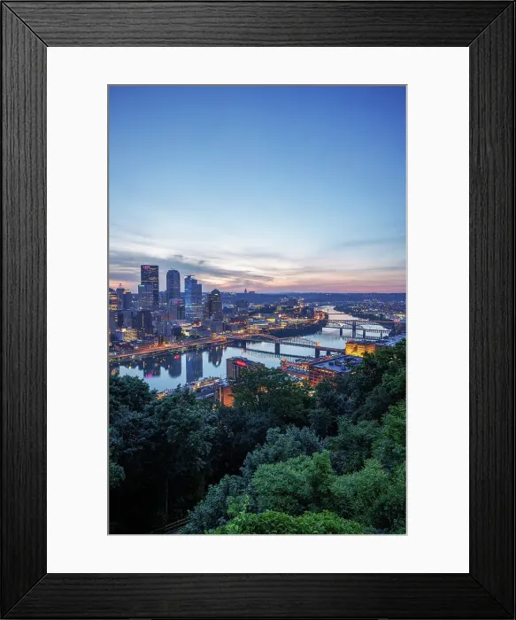 Framed Print : Pittsburgh skyline, Pennsylvania, USA Framed Print : Pittsburgh skyline, Pennsylvania, USA