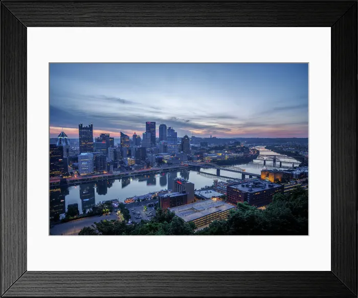 Framed Print : Pittsburgh skyline, Pennsylvania, USA Framed Print : Pittsburgh skyline, Pennsylvania, USA