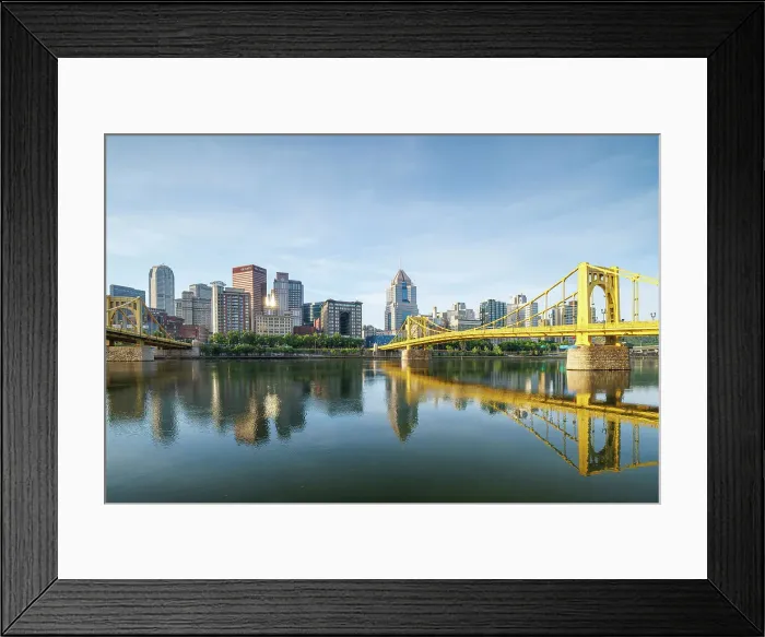 Framed Print : Pittsburgh skyline, Pennsylvania, USA Framed Print : Pittsburgh skyline, Pennsylvania, USA