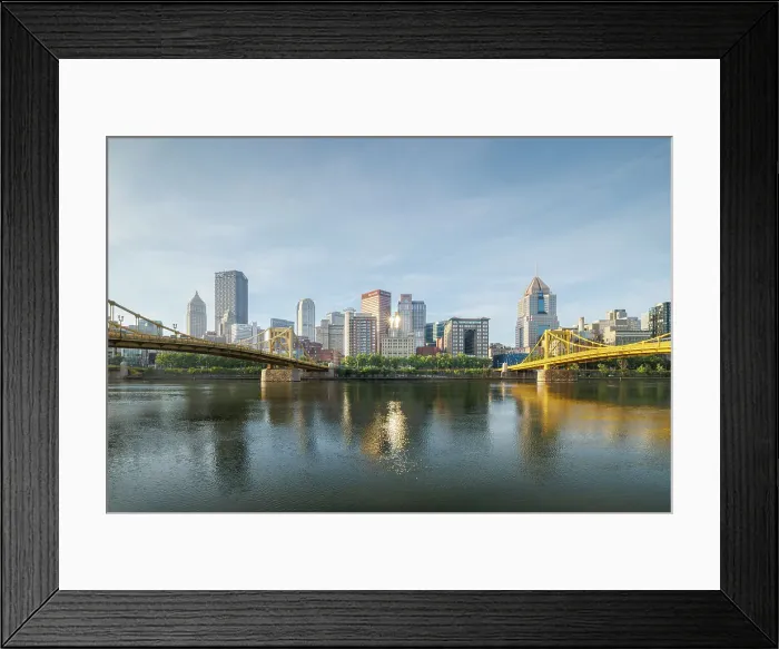 Framed Print : Pittsburgh skyline, Pennsylvania, USA Framed Print : Pittsburgh skyline, Pennsylvania, USA