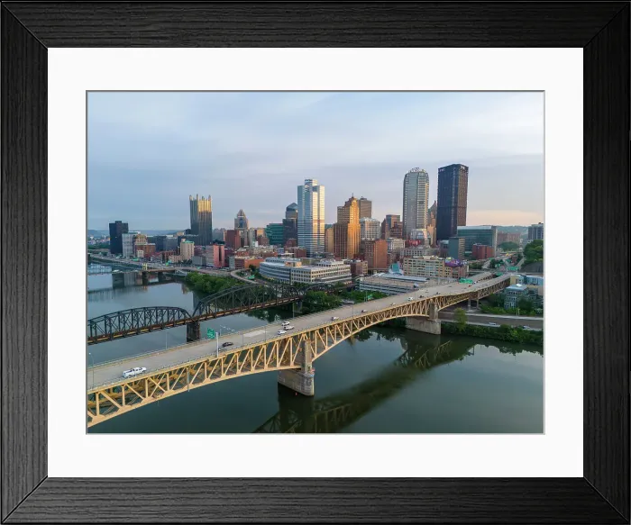 Framed Print : Pittsburgh skyline, Pennsylvania, USA