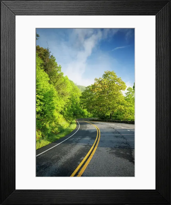 Framed Print : Skyline Drive, Shenandoah National Park, Virginia, USA