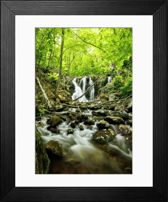 Framed Print : Rose River Falls, Shenandoah National Park, Virginia, USA Framed Print : Rose River Falls, Shenandoah National Park, Virginia, USA