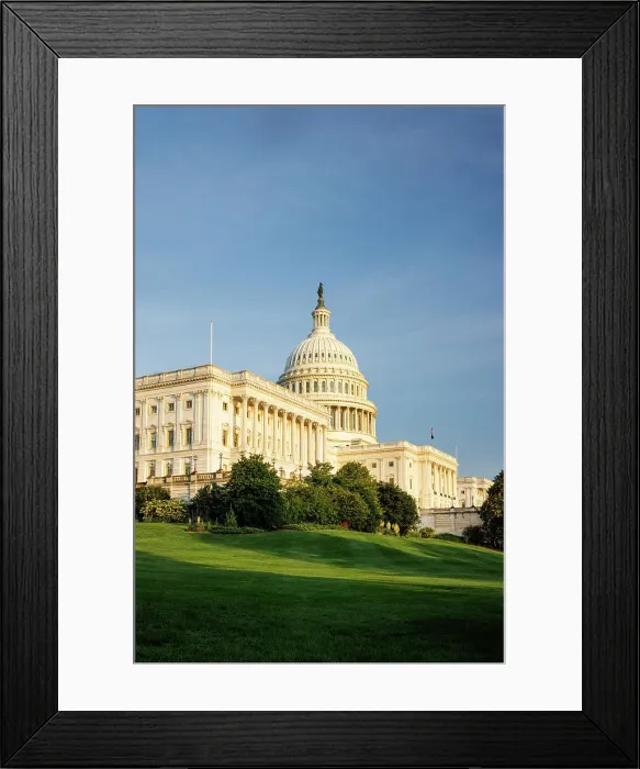 Framed Print : The US Capitol Building, Washington DC, USA Framed Print : The US Capitol Building, Washington DC, USA