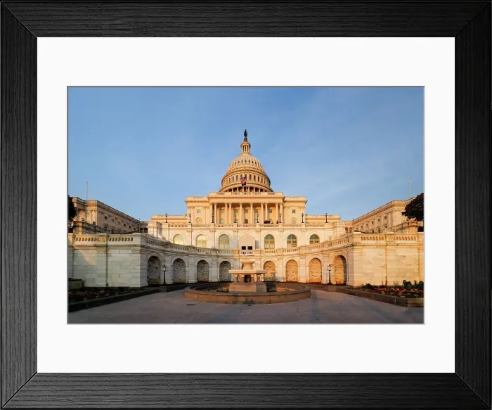 Framed Print : The US Capitol Building, Washington DC, USA Framed Print : The US Capitol Building, Washington DC, USA