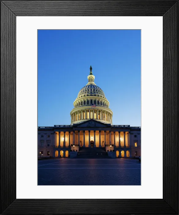Framed Print : The US Capitol Building, Washington DC, USA Framed Print : The US Capitol Building, Washington DC, USA