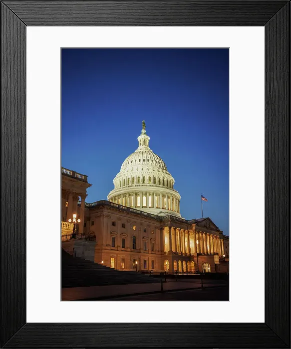 Framed Print : The US Capitol Building, Washington DC, USA Framed Print : The US Capitol Building, Washington DC, USA