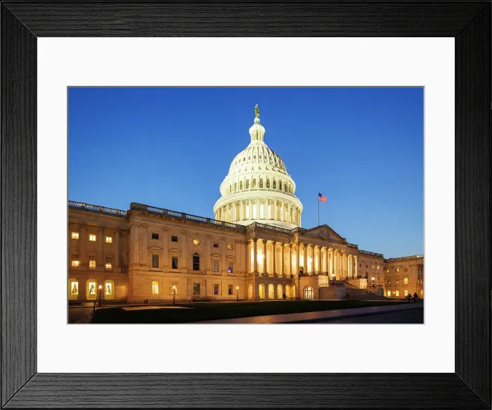 Framed Print : The US Capitol Building, Washington DC, USA Framed Print : The US Capitol Building, Washington DC, USA