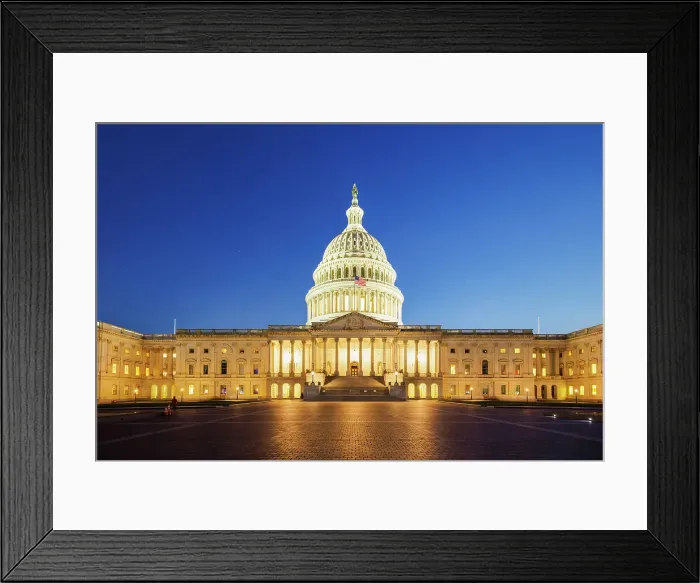Framed Print : The US Capitol Building, Washington DC, USA Framed Print : The US Capitol Building, Washington DC, USA