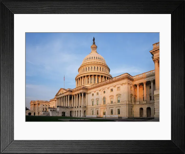 Framed Print : The US Capitol Building, Washington DC, USA Framed Print : The US Capitol Building, Washington DC, USA