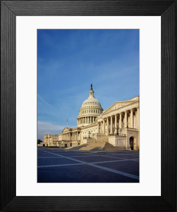Framed Print : The US Capitol Building, Washington DC, USA Framed Print : The US Capitol Building, Washington DC, USA